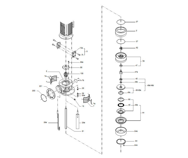 GRUNDFOS Eintauchpumpe MTR 45-2/1 A-F-A-HUUV - Art. 98513688