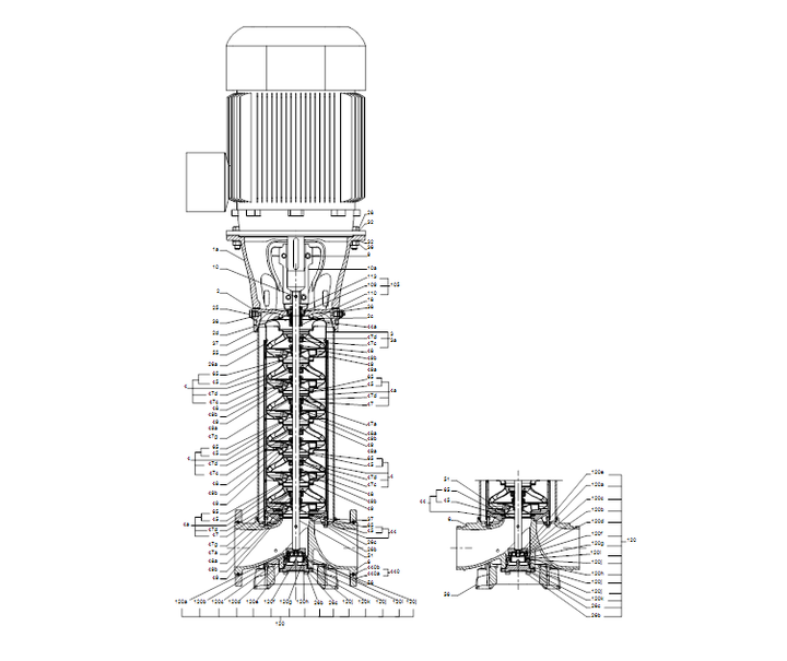 GRUNDFOS Kreiselpumpe CR 255-4 A-F-A-E-HQQE - Art. 92905934