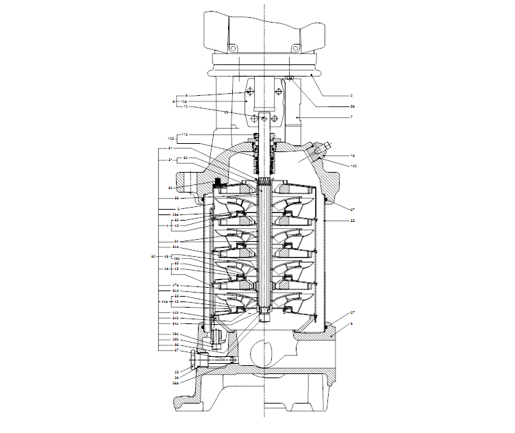 GRUNDFOS Kreiselpumpe CR 20-2 A-F-A-V-HQQV - Art. 96500591