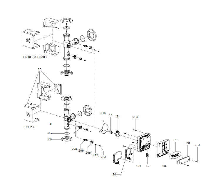 GRUNDFOS Mischkrels MIXIT 32-16 R F- Art. 99508837