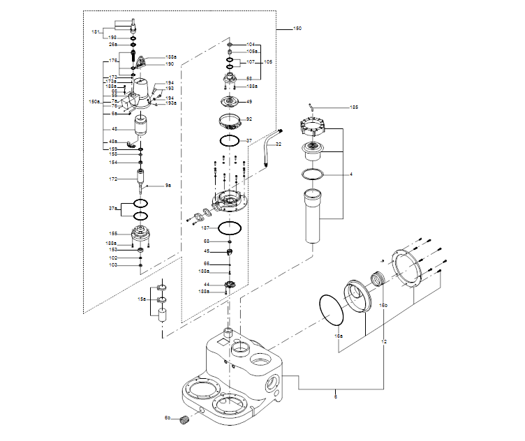 GRUNDFOS Doppelpumpenhebeanlage MOG.12.1.2 - Art. 97901126