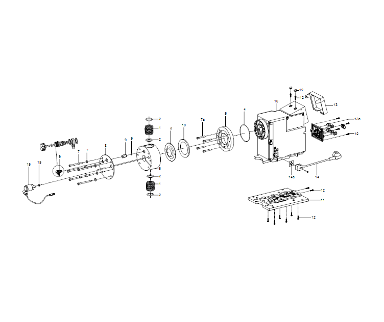 GRUNDFOS Digitale Dosierpumpe DDA 120-7 FCM-PVC/V/C-F-32U3U3FG - Art. 99164215