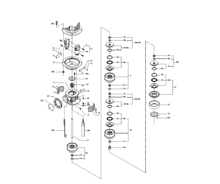 GRUNDFOS Eintauchpumpen MTR 45-4/4 A-F-A-HUUV - Art. 98513702