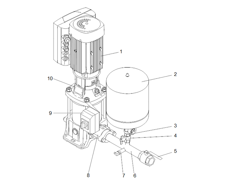 GRUNDFOS Druckerhöhungsanlage Hydro Solo-E CRE 3-8 Art. 98453510