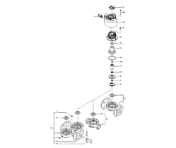 GRUNDFOS  Nassläufer-Umwälzpumpe MAGNA 40-100 F Art. 96748498