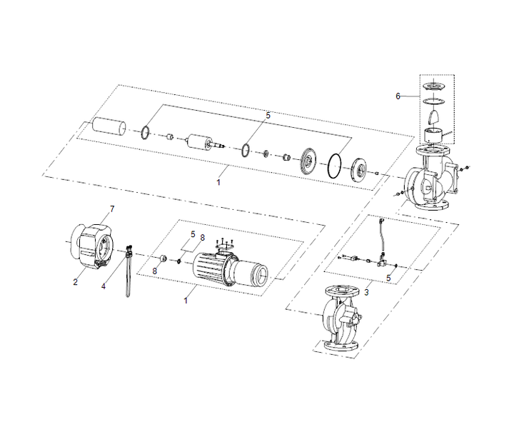 GRUNDFOS  Nassläufer-Umwälzpumpe UPE 100-120 FZ Art. 96988418