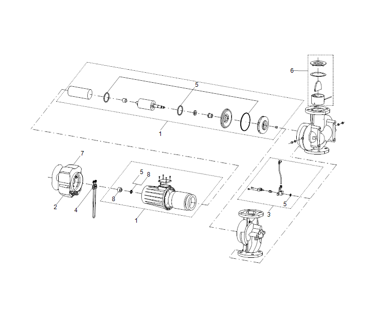 GRUNDFOS  Nassläufer-Umwälzpumpe UPE 80-120 FZ Art. 96988416
