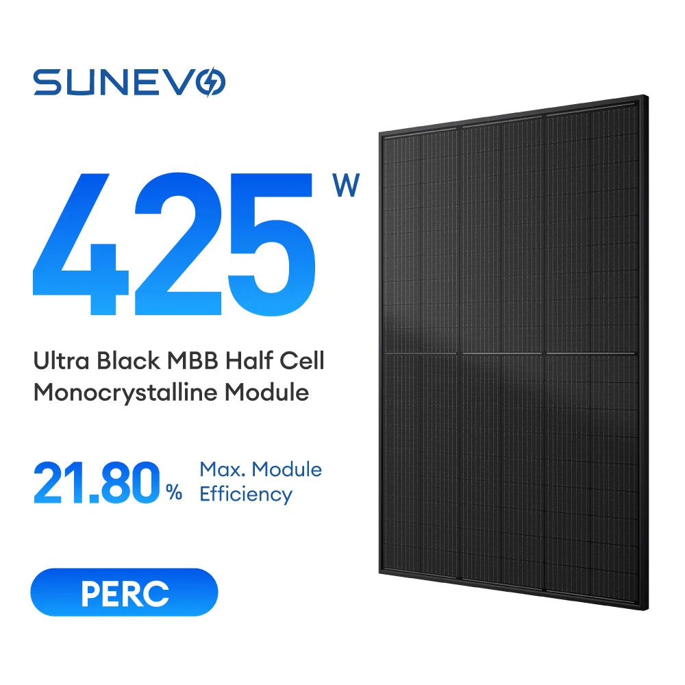 SunEvo Solar Co., Ltd. - Solarmodul - Evo5 SE5-54H 400-425W  Normal/Black Frame/Ultra... SE5-54H-420w - Art. 213319