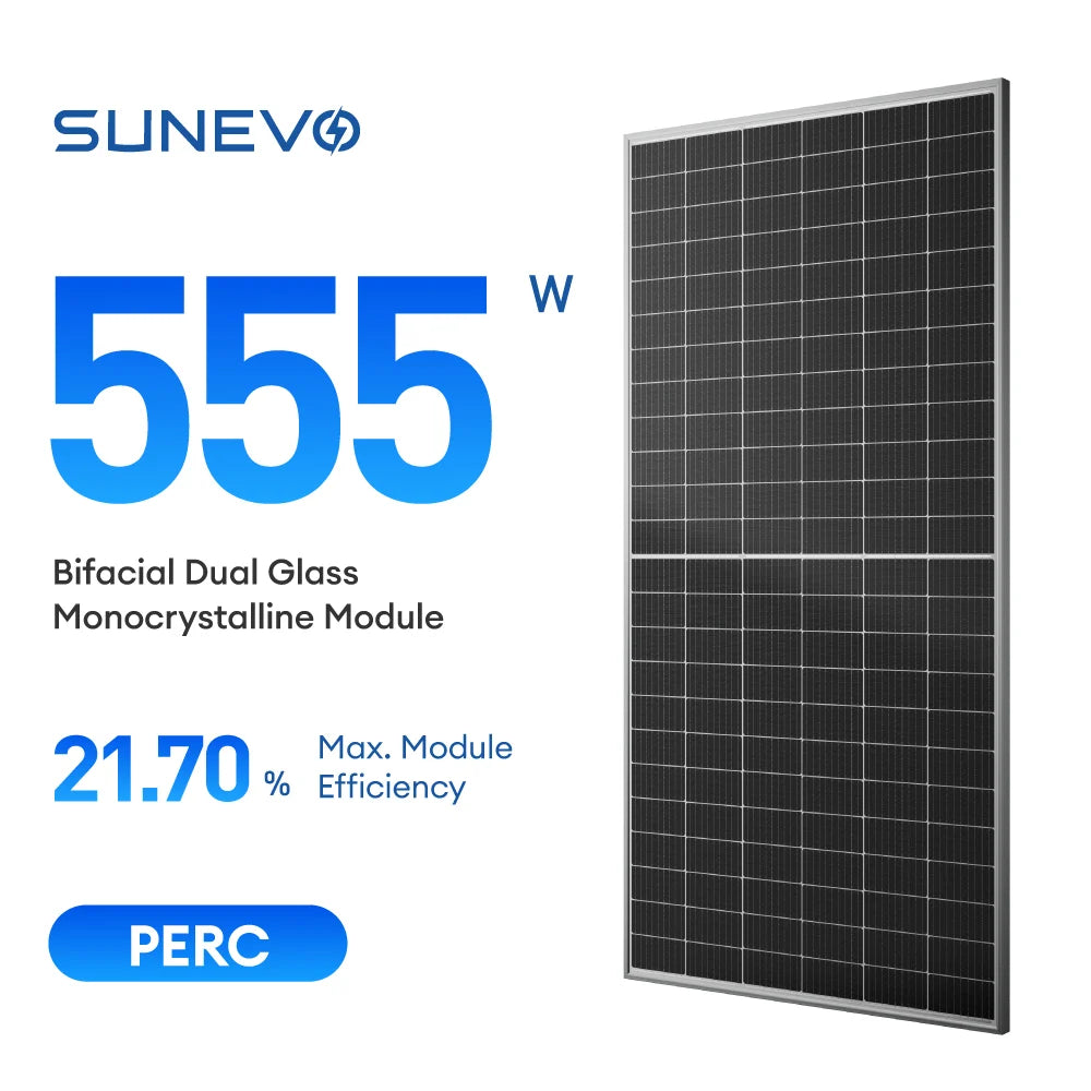 SunEvo Solar Co., Ltd. - Solarmodul - Evo5 SE5-72H 540-560W Monofacial/Bifacial SE5-72H-545W - Art. 176221