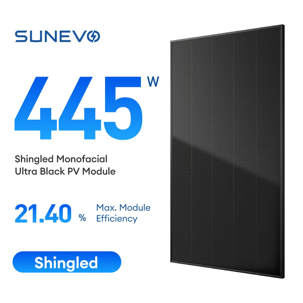 SunEvo Solar Co., Ltd. - Solarmodul - EvoX SE6-46SC 420-445W Normal/Ultra Black/ Blac... SE6-46SC 440W - Art. 213421