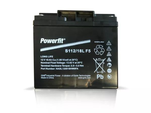 Exide Powerfit F-M5 – Wartungsfreie Bleibatterie – Zuverlässige Notstromversorgung für USV & Sicherheitssysteme