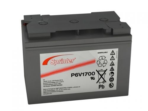 Exide Sprinter Bleiakku P6V1700 – Hochleistungs-Bleiakku inkl. MTZ