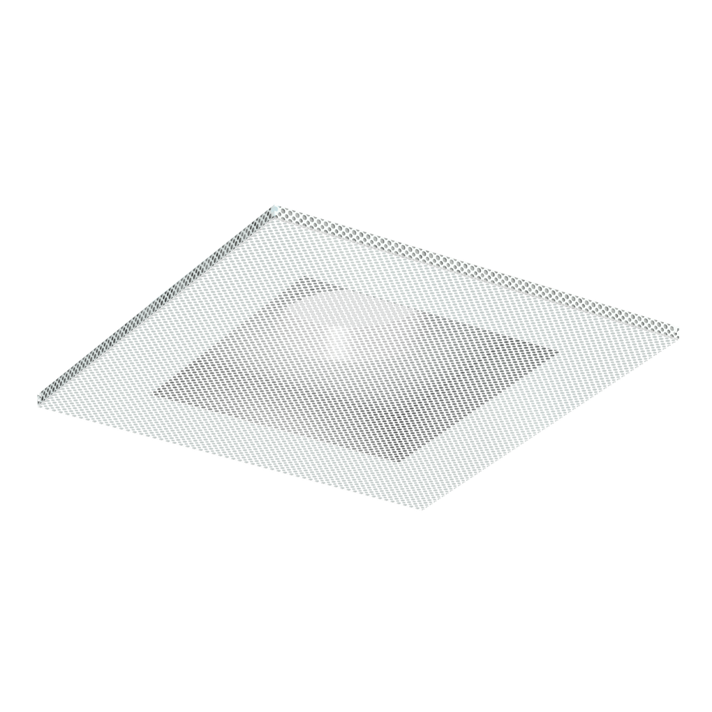 Solid Air PRVSIOZ 550 595mm RAL9010 – Perforiert (Deckengitter), Art.-Nr. 8001000354