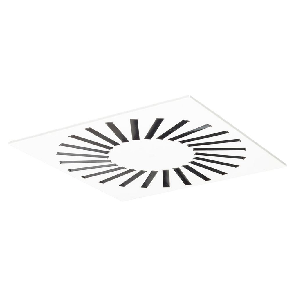 Solid Air RRGMOO 300/8 595x595mm RAL9010 – Deckengitter (Drallauslass flach), Art.-Nr. 8201003608