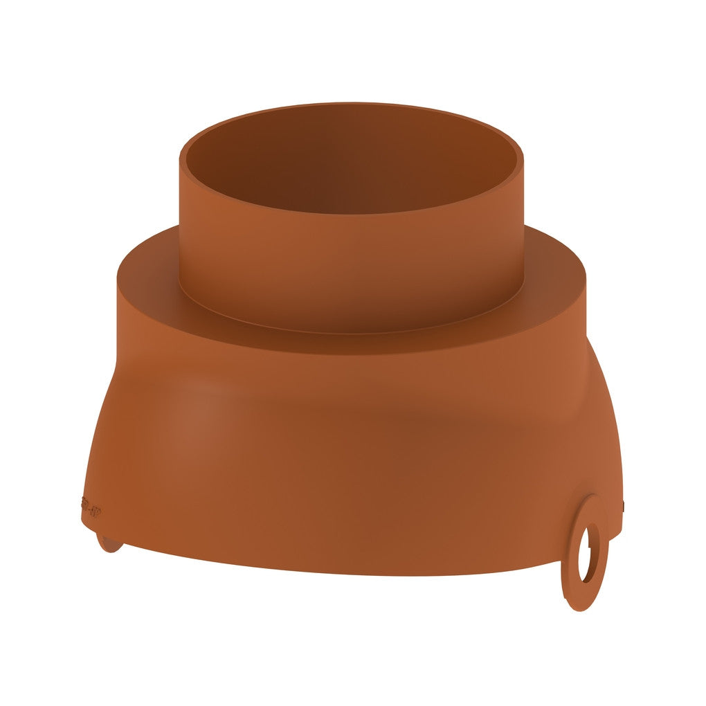 Burgerhout FX Easy Scharnierhaube 128-132 Terra – Scharnierhaube (Dachdurchführungen), Art.-Nr. 5160000317