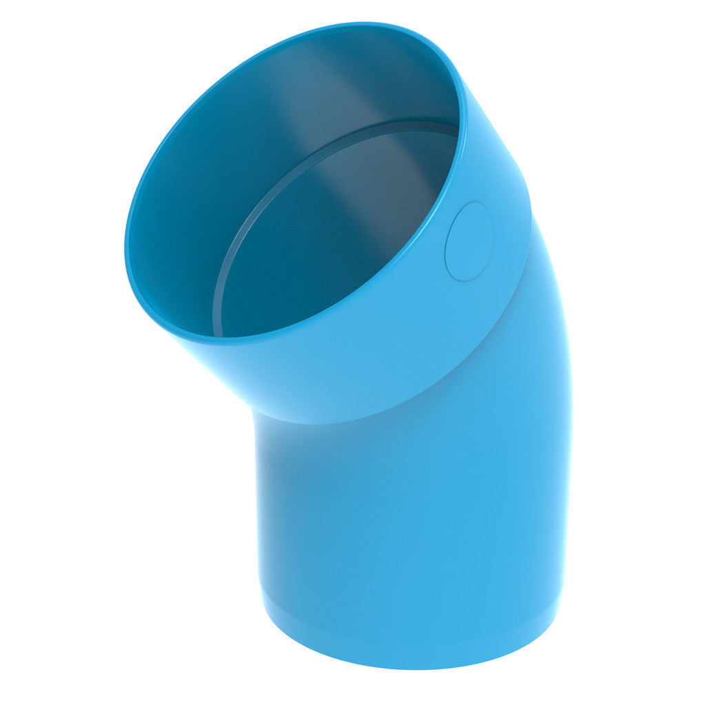 Wavin PVC Vent. Bogen 45° BL 160 M/S – Bogen (Kunststoff-Einbaukanal), Art.-Nr. 5120000259