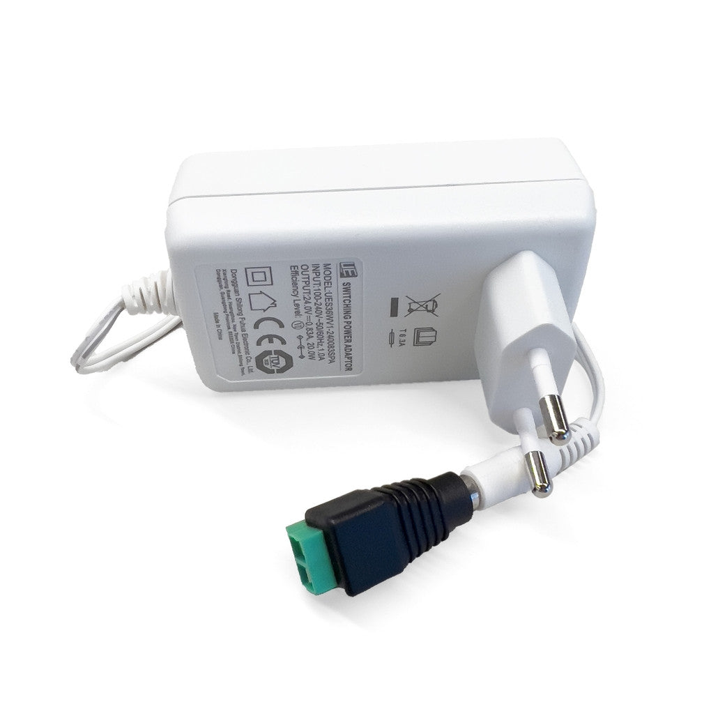 Duco kabelgebunden voedingsadapter 230VAC-24VDC/20W – Wohnhausventilatoren Zubehör, Art.-Nr. 5280000590