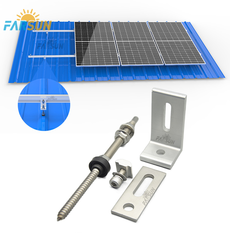 Xiamen FarSun Technology Co., Ltd. - Montagesysteme - FS L Foot Hanger Bolt Rack Solar Roof Mounts FS L Foot Hanger Bolt Rack Solar Roof Mounts - Art. 9971