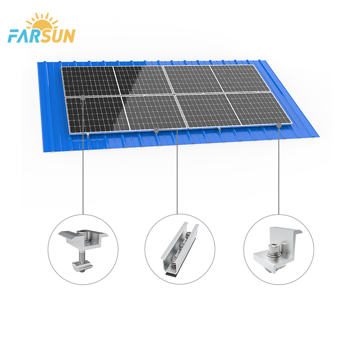 Xiamen FarSun Technology Co., Ltd. - Montagesysteme - FS Solar Mini Rail Al6005-T5 Railless Plants FS Solar Mini Rail Al6005-T5 Railless Plants - Art. 9996