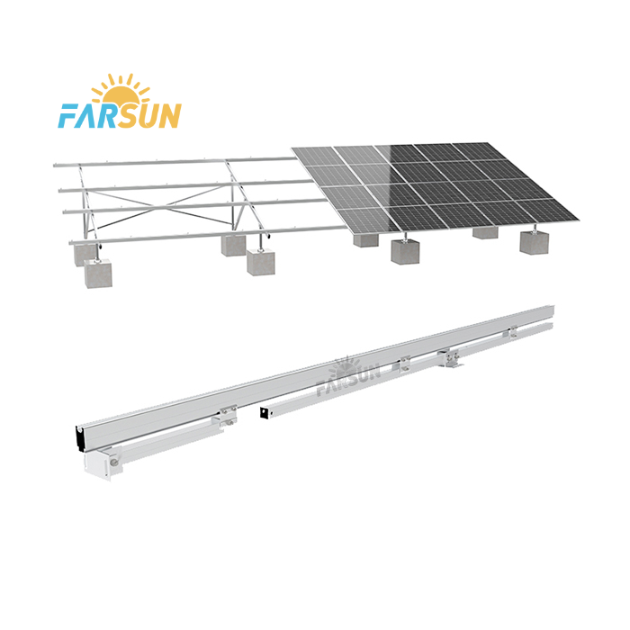 Xiamen FarSun Technology Co., Ltd. - Montagesysteme - FS Solar Stand Al6005-T5 Aluminum Bracket Mount... FS Solar Stand Al6005-T5 Aluminum Bracket Mounting Ground - Art. 9960