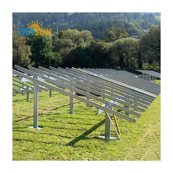 Xiamen FarSun Technology Co., Ltd. - Montagesysteme - FS Steel Solar PV Ground Mounting Plants Zinc C... FS Steel Solar PV Ground Mounting Plants Zinc Coated Rack - Art. 9957