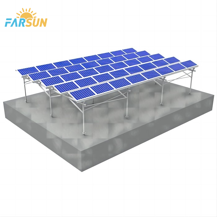 Xiamen FarSun Technology Co., Ltd. - Montagesysteme - FS Triangular Aluminum Farm Solar Structure Mou... FS Triangular Aluminum Farm Solar Structure Mounting Systems - Art. 9985