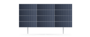 Solarics Aufständerung für Freiflächen-Solaranlagen - horizontal- Komplett-SET - sofort lieferbar für 12 Module
