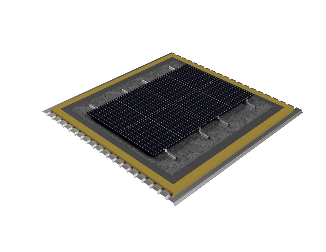 Dome Solar - Montagesysteme - Flat Roof-Solar Bitumen Roof-Solar Bitumen - Art. 1789