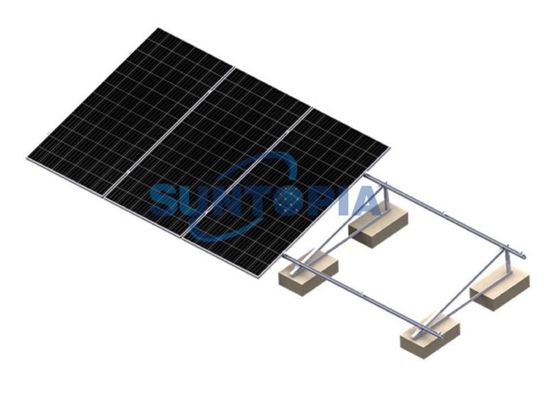 Suntopia New Energy Technology (Shanghai) Co., Ltd. - Montagesysteme - Flat Roof - Adjustable Triangle System Flat Roof - Adjustable Triangle System - Art. 10598