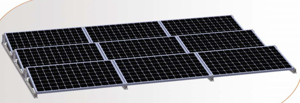 Xiamen Goomax Energy Technology Co., Ltd. - Montagesysteme - Flat Roof Ballasted Mounting System Flat Roof Ballasted Mounting System - Art. 3435