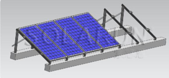 Shanghai Solarun Solar Co., Ltd. - Montagesysteme - Flat Roof Mount - SR830 SR830 - Art. 1565