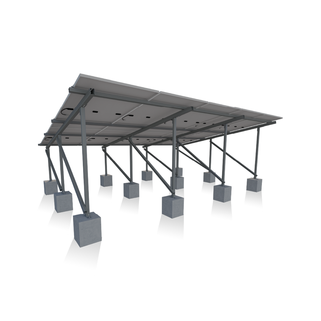 Philadelphia Solar LLC - Montagesysteme - Flat Roof Top Mounting Structure Roof Top Mounting Structure - Art. 5011