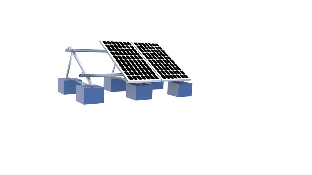 Feshion (Xiamen) Solar Technology Co., Ltd - Montagesysteme - Flat Roof Triangle Solar Mount Flat Roof Triangle Solar Mount - Art. 10279