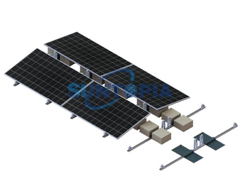 Suntopia New Energy Technology (Shanghai) Co., Ltd. - Montagesysteme - Flat roof - Ballasted system Flat roof - Ballasted system - Art. 10597