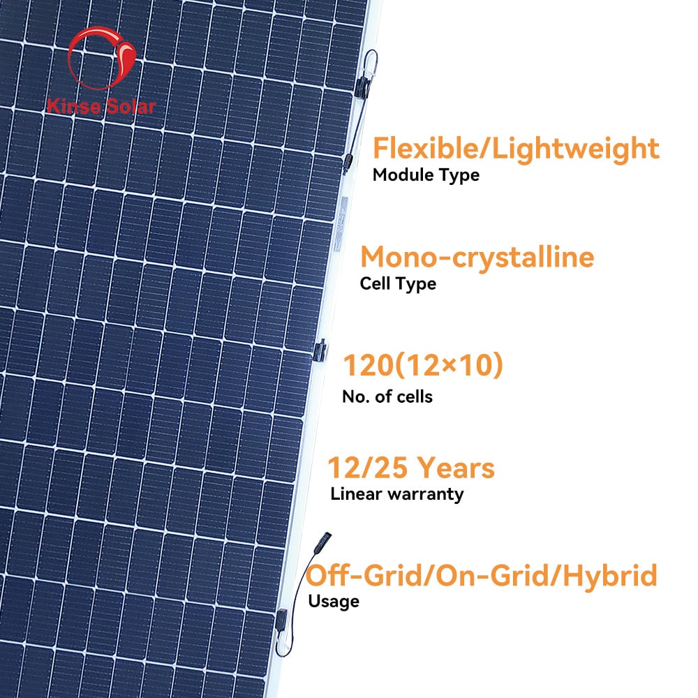 Maanshan Kinse Energy Technology Co., Ltd - Solarmodul - Flexible 430W~445W KS440-120-M182-FL - Art. 224763