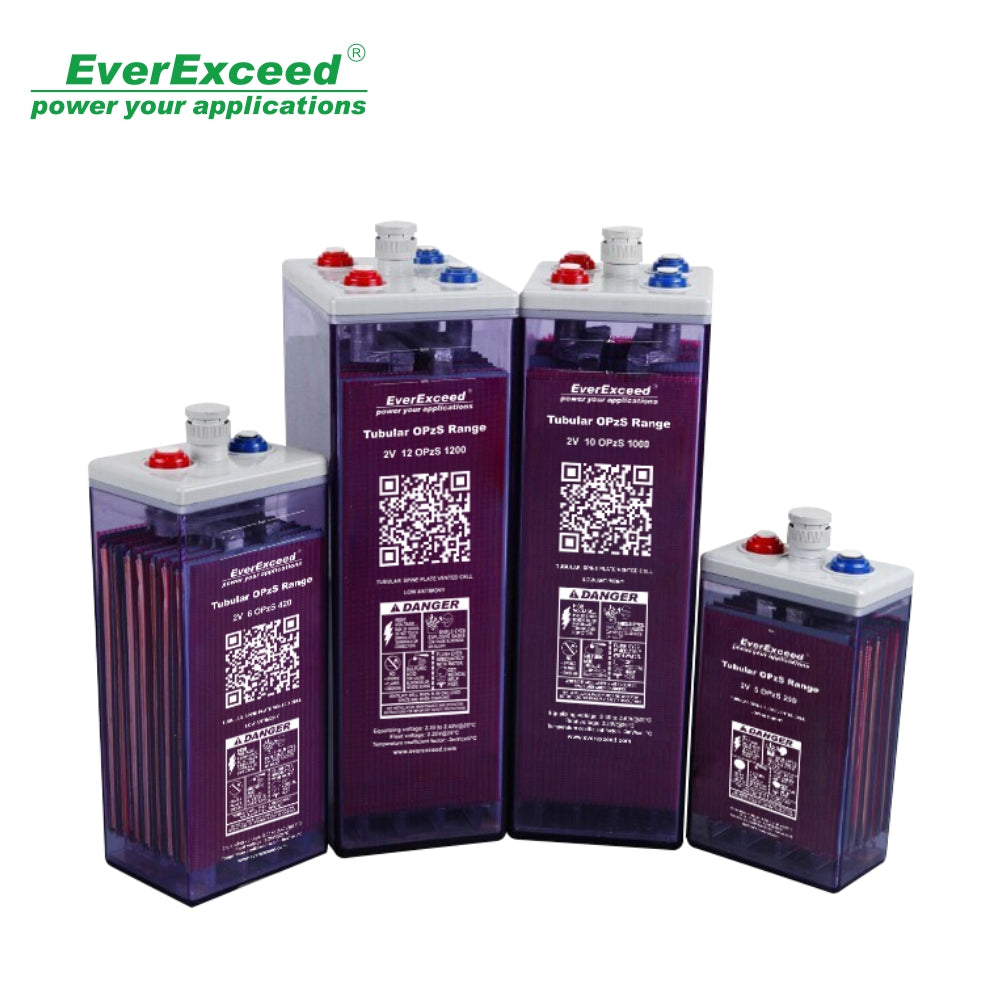 Shenzhen EverExceed Industrial Co., Ltd. - Speicher - Flooded Tubular OPzS Series 8OPzS800 - Art. 13664
