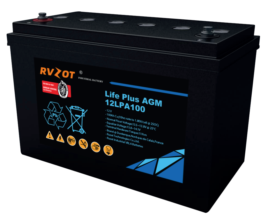 Road Sheng Power Supply (BeiJing) Co., Ltd (Rvzot) - Speicher - French Lusheng Battery LPA Series 12LPA24 - Art. 33463