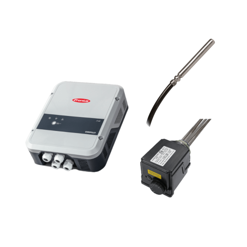 Fronius Ohmpilot mit Temperatursensor und Triatherm Elektro-Heizstab