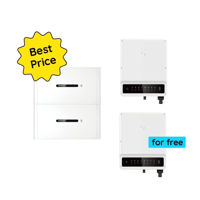 GOODWE Lynx D 10 kWh + GW10KN-ET + gratis GW8KN-ET