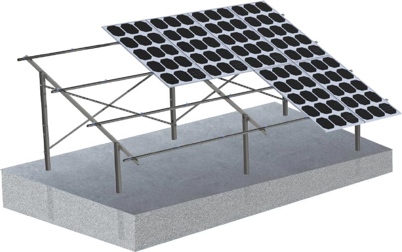 Yuens (Xiamen) New Material Co., Ltd. - Montagesysteme - GP-3C Steel Pile Hammer Ground Mounting System GP-3C - Art. 9362
