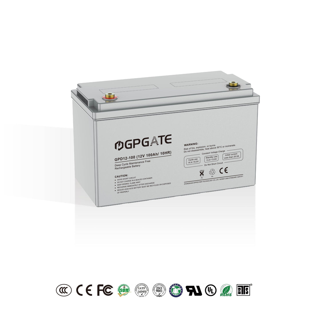Zhongshan Dipper New Energy Technology Co., Ltd. (GPGATE) - Speicher - GPD12100 12V 100Ah Deep Cycle Battery GPD12100 - Art. 37797