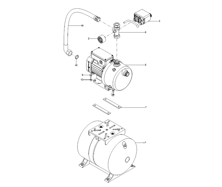 GRUNDFOS Druckerhöhungsanlage JPB 6 A-A-CVBP Art. 4661BTBB