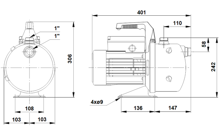 GRUNDFOS Druckerhöhungsanlage JP 6 B-B-CVBP Art. 46811202