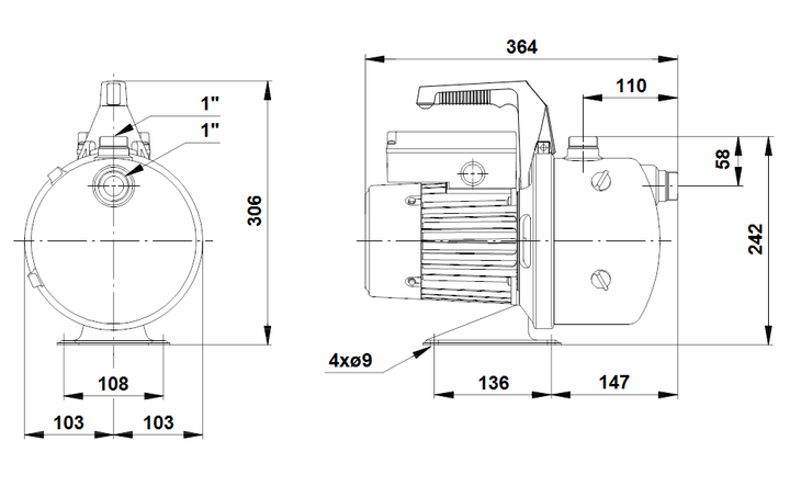 GRUNDFOS Druckerhöhungsanlage JP 5 B-B-CVBP Art. 46711202