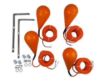 GRUNDFOS Float switch set MS1 4pcs 10m + wallhanger Art. 62500015
