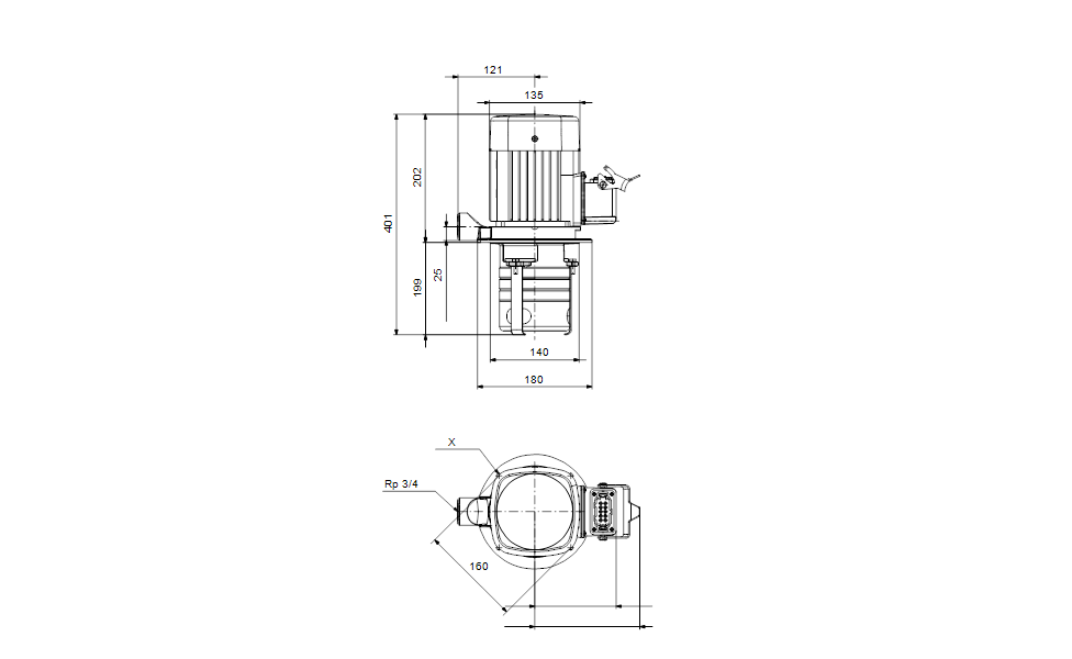 GRUNDFOS Mehrstufige Eintauch-Kreiselpumpe MTH 2-60/2 A-W-A-AQQV Art. 43641262