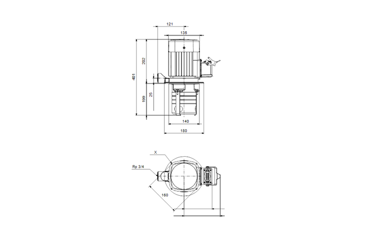 GRUNDFOS Mehrstufige Eintauch-Kreiselpumpe MTH 2-60/2 A-W-A-AQQV Art. 43641262
