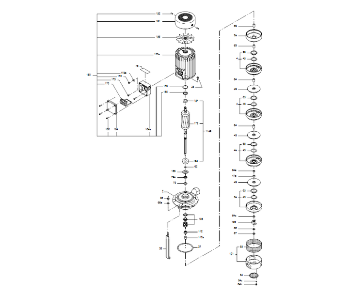 GRUNDFOS Mehrstufige Eintauch-Kreiselpumpe MTH 2-100/4 A-W-A-AQQV Art. 43641104