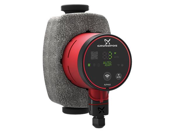 GRUNDFOS Nassläufer-Umwälzpumpe ALPHA3 25-40 180 Nr. 99371926