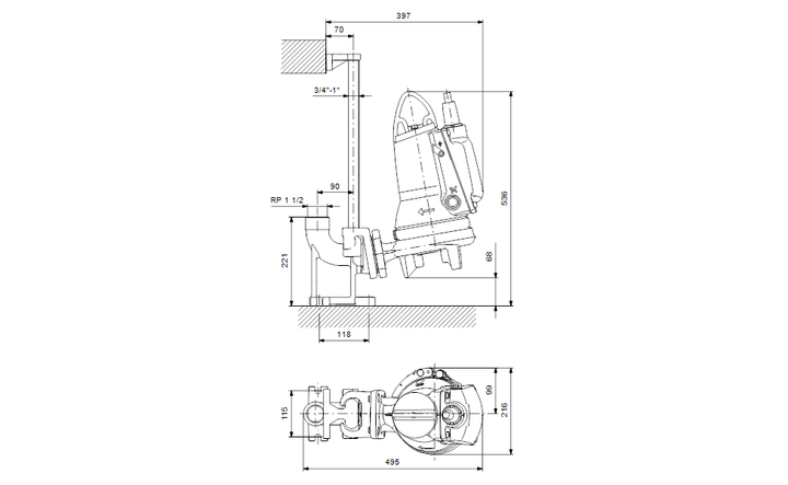 GRUNDFOS Tauchmotorpumpe SEG.40.09.E.EX.2.1.502 Art. 96878507